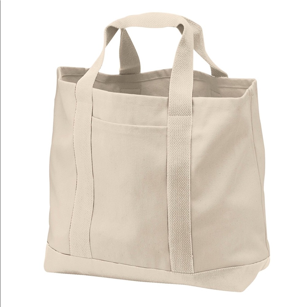Heavy Duty Cotton Canvas Twill Travel Tote Bags